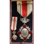 Belgia, Order Czerwonego Krzyża kl.II + miniatura