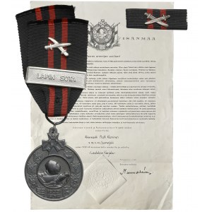 Finlandia, Medal za Wojnę Zimową 1939-1940 - wraz z dyplomem