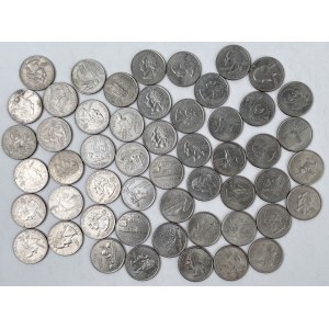 USA, Monety obiegowe - zestaw (52szt)