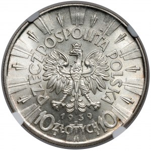 Piłsudski 10 złotych 1939