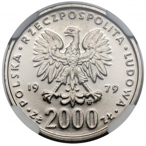 Próba NIKIEL 2.000 złotych 1979 Mieszko I