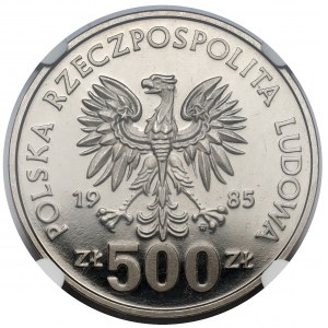 Próba NIKIEL 500 złotych 1985 Przemysław II