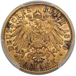 Mecklenburg-Schwerin, 10 marek 1890-A, Berlin