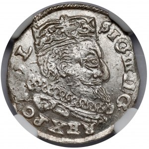 Zygmunt III Waza, Trojak Lublin 1598 - L z lewej - popiersie 39