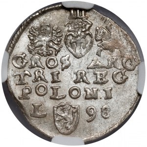 Zygmunt III Waza, Trojak Lublin 1598 - L z lewej - popiersie 39