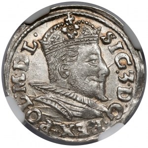 Zygmunt III Waza, Trojak Lublin 1596 - menniczy