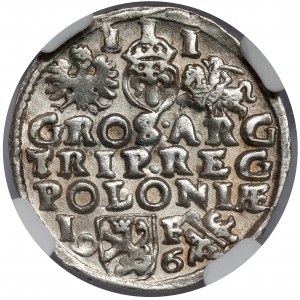 Zygmunt III Waza, Trojak Lublin 1596 - menniczy