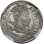 Zygmunt III Waza, Grosz Kraków 1606 - błąd 160:6 - b.rzadki