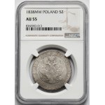 3/4 rubla = 5 złotych 1838 MW, Warszawa