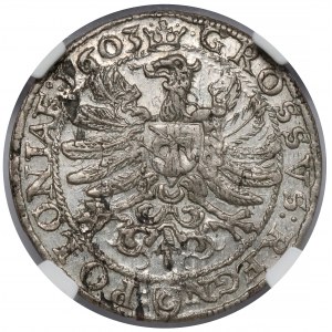 Zygmunt III Waza, Grosz Kraków 1603 - pierwszy
