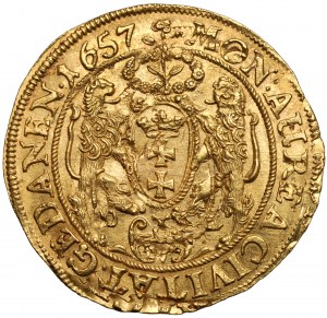 Jan II Kazimierz, Dukat Gdańsk 1657 DL