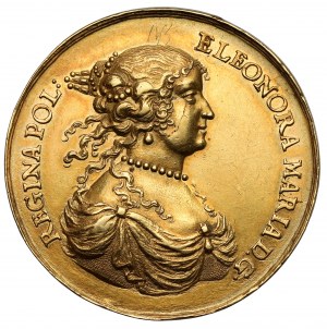 Michał Korybut Wiśniowiecki, Medal (10 dukatów) zaślubinowy 1670 (Höhn) - ex. Frankiewicz