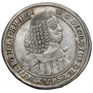 Śląsk, Jerzy III Brzeski, 15 krajcarów 1659 EW, Brzeg - b.rzadkie