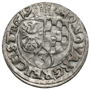 Śląsk, Jan Chrystian i Jerzy Rudolf, 3 krajcary 1619, Złoty Stok