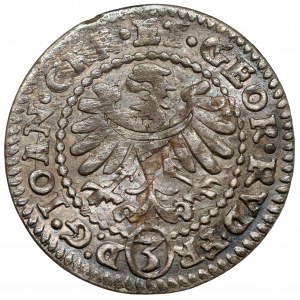 Śląsk, Jan Chrystian i Jerzy Rudolf, 3 krajcary 1606, Złoty Stok - PEŁNA data
