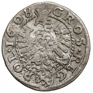 Zygmunt III Waza, Grosz Kraków 1608 - wczesny - 4 kule