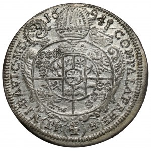 Śląsk, Franciszek Ludwik, 15 krajcarów 1694 LPH, Nysa