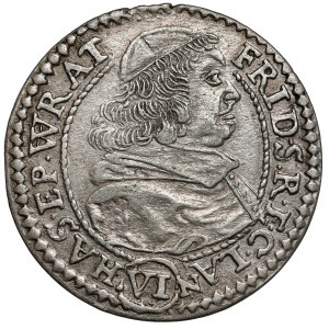 Śląsk, Fryderyk Heski, 6 krajcarów 1680 LPH, Nysa