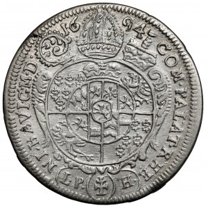 Śląsk, Franciszek Ludwik, 15 krajcarów 1694 LPH, Nysa