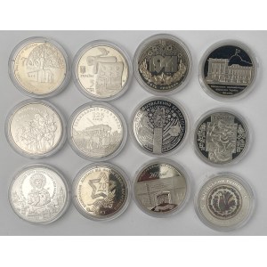 Białoruś i Ukraina, Monety okolicznościowe - zestaw (12szt)