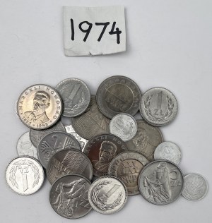 PRL, circulation coins 1974 - set
