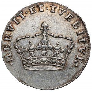 August III Sas, Żeton koronacyjny 1734