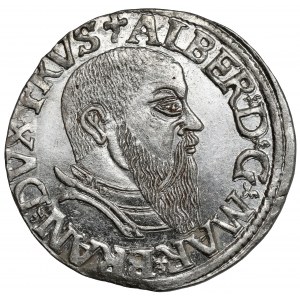 Prusy, Albrecht Hohenzollern, Trojak Królewiec 1544 - piękny