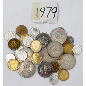 PRL, monety obiegowe 1979 - zestaw