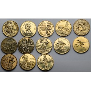 2 złote 1997-2003 Nordic Gold - zestaw (13szt)