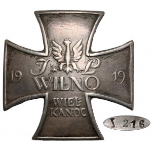 Oznaka, Za Wilno - 1919 Wielkanoc [Z216] - (30x30)