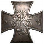 Oznaka, Za Wilno - 1919 Wielkanoc [Z216] - (30x30)