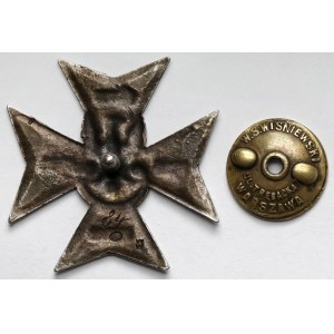 Odznaka pamiątkowa 10-lecia wkroczenia Legionistów do Kielc 1914-1924 Kielce [84] - BARDZO rzadka i w SREBRZE
