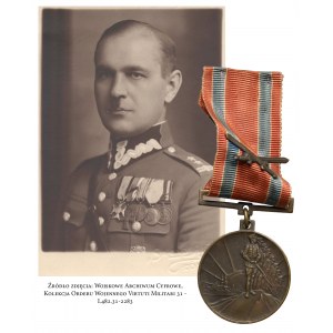 Łotwa, Medal 10-lecia Wojny o Niepodległość z mieczami - po ppłk. Balsewiczu