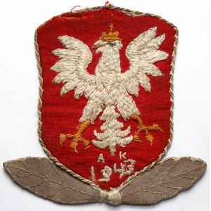 Konspiracja, Orzeł - haftowany - Armia Krajowa 1943