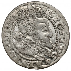 Zygmunt III Waza, Grosz Kraków 1606 - z krzyżem