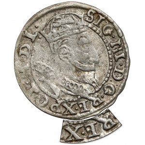 Zygmunt III Waza, Grosz Kraków 1607 - błąd RE•X