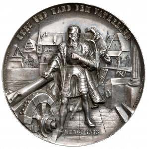 Szwajcaria, Medal strzelecki 1890 - Solothurn