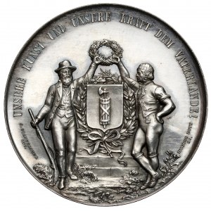 Szwajcaria, Medal strzelecki 1891 - Ebnat-Kappel