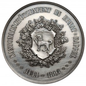 Szwajcaria, Medal strzelecki 1891 - Ebnat-Kappel