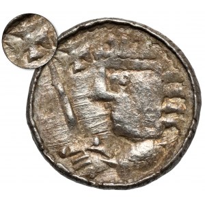 Bolesław II Śmiały, Denar królewski - KRZYŻ kawalerski