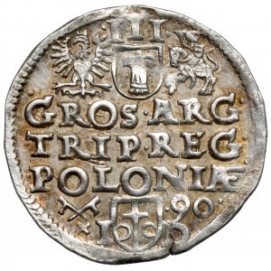 Zygmunt III Waza, Trojak Poznań 1590 ID