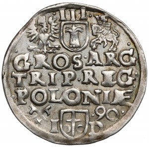 Zygmunt III Waza, Trojak Poznań 1590 ID