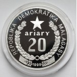 Madagaskar, 20 ariary 1998 - Pour Les Enfants du Monde - UNICEF