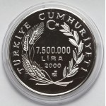 Turcja, 7.500.000 lir 2000 - Dünya Cocuklari Icin - UNICEF