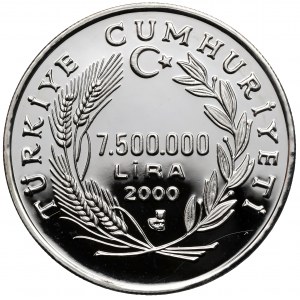 Turcja, 7.500.000 lir 2000 - Dünya Cocuklari Icin - UNICEF