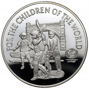 Barbados, 5 dolarów 2001 - For the Children of the World - UNICEF