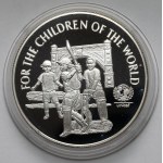 Barbados, 5 dolarów 2001 - For the Children of the World - UNICEF