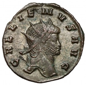 Gallien (258-268 n.e.) Antoninian, Rzym - antylopa