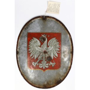 Emaliowana tablica z orłem wz.27