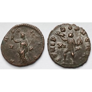Gallien i Wiktoryn, Antoniniany - zestaw (2szt)